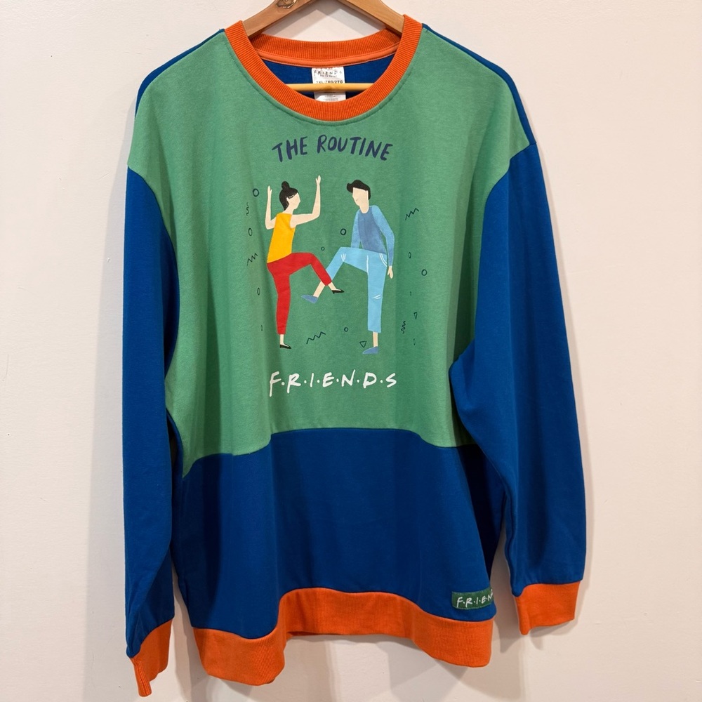 Friends The T.V. Series The Routine Sweatshirt Graphic Men's Sweater Size 2XL